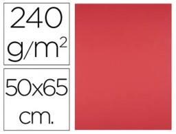 Cartulina Liderpapel 50x65cm. 240g/m² rojo